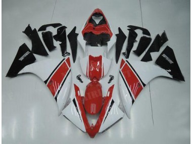 Carénage Yamaha R1 12-14 - Blanc Rouge Noir