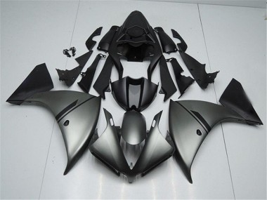 Carénage Yamaha R1 12-14 - Matte Gris Noir