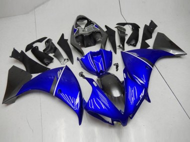 Carénage Yamaha R1 12-14 - Noir Bleu