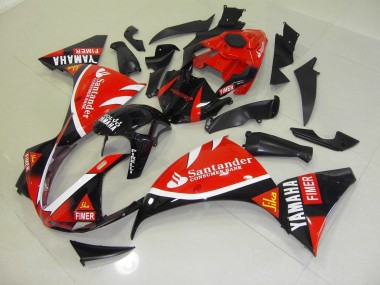 Carénage Yamaha R1 12-14 - Rouge Noir Santander