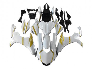 Carénage Yamaha R1 15-19 - Blanc Or