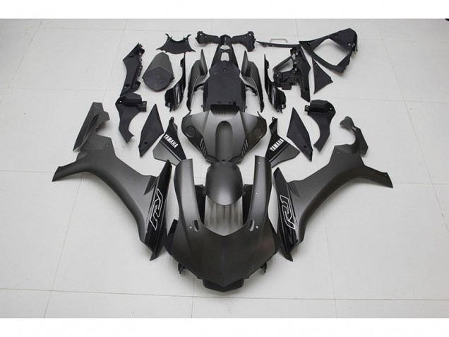 Carénage Yamaha R1 15-19 - Noir Blanc Décalque Carénage Yamaha R1 15-19 - Noir Blanc Décalque