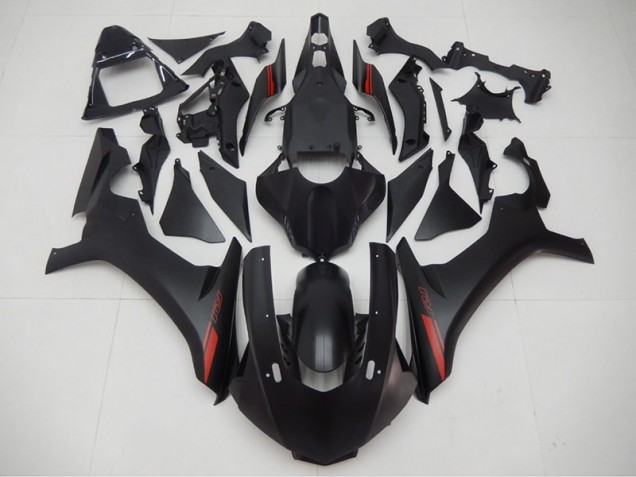 Carénage Yamaha R1 15-19 - Noir Rouge