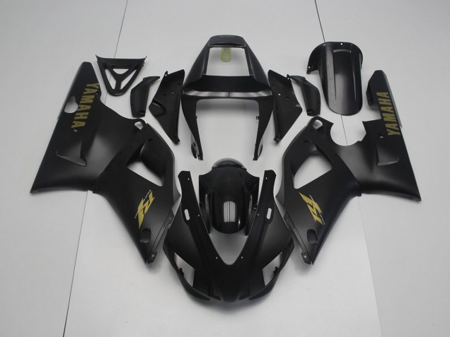 Carénage Yamaha R1 98-99 - Noir Mat Jaune Carénage Yamaha R1 98-99 - Noir Mat Jaune