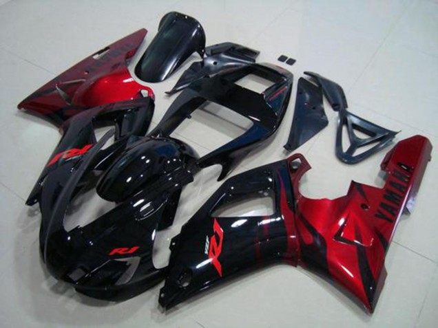 Carénage Yamaha R1 98-99 - Noir Rouge Carénage Yamaha R1 98-99 - Noir Rouge