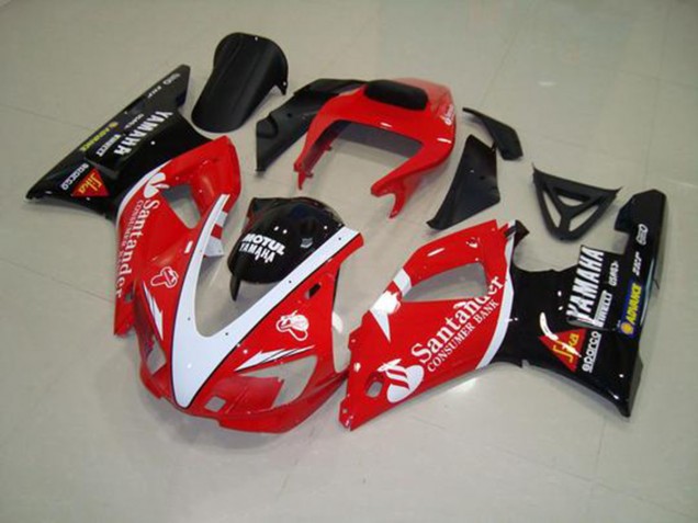 Carénage Yamaha R1 98-99 - Rouge Noir Blanc