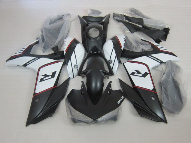Carénage Yamaha R3 15-22 - Noir Blanc Carénage Yamaha R3 15-22 - Noir Blanc