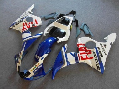 Carénage Yamaha R6 03-05 - Bleu Blanc Fiat