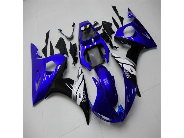Carénage Yamaha R6 03-05 - Bleu Blanc Noir Carénage Yamaha R6 03-05 - Bleu Blanc Noir