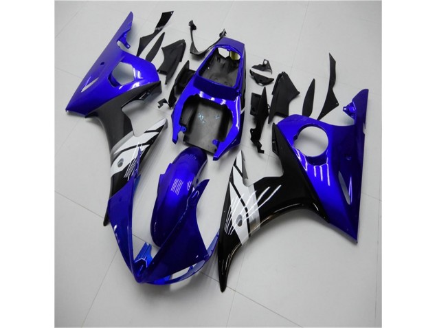 Carénage Yamaha R6 03-05 - Bleu Blanc Noir Carénage Yamaha R6 03-05 - Bleu Blanc Noir