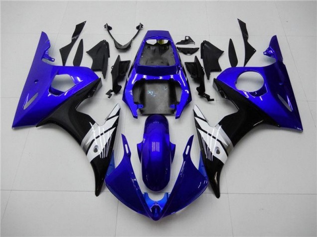 Carénage Yamaha R6 03-05 - Bleu Blanc Noir Carénage Yamaha R6 03-05 - Bleu Blanc Noir