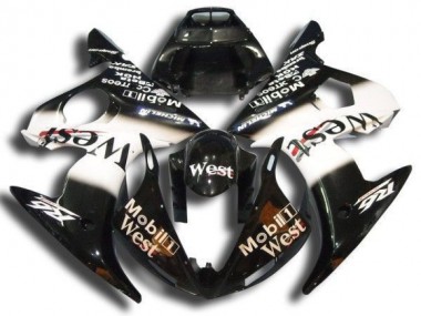 Carénage Yamaha R6 03-05 - Noir Mobil West