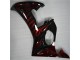 Carénage Yamaha R6 03-05 - Noir Rouge Flamme Carénage Yamaha R6 03-05 - Noir Rouge Flamme