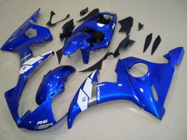 Carénage Yamaha R6 03-05 - Style OEM Bleu