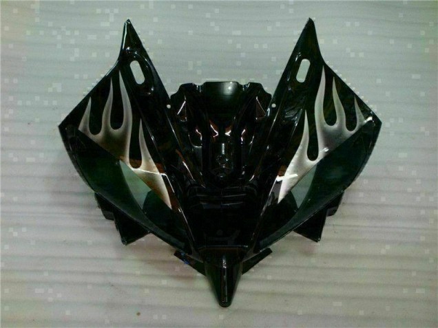 Carénage Yamaha R6 06-07 - Argent Flamme Noir Carénage Yamaha R6 06-07 - Argent Flamme Noir