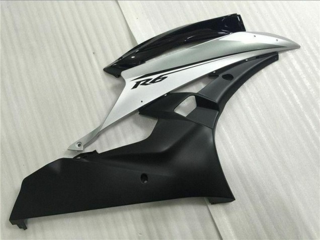 Carénage Yamaha R6 06-07 - Argent Noir Carénage Yamaha R6 06-07 - Argent Noir