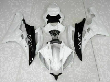 Carénage Yamaha R6 06-07 - Blanc Noir
