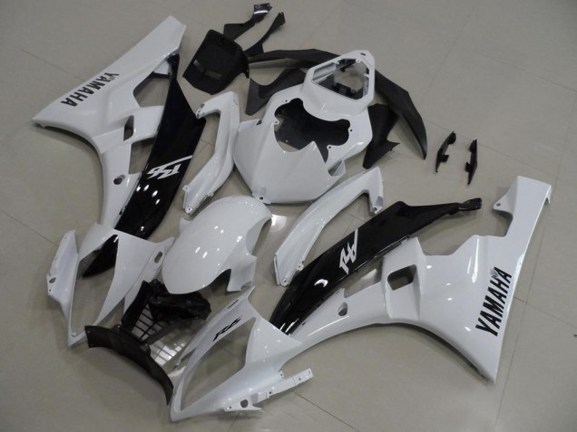 Carénage Yamaha R6 06-07 - Blanc et Noir