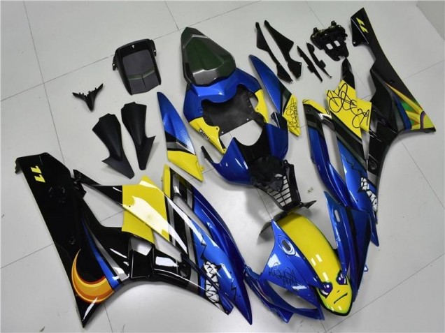 Carénage Yamaha R6 06-07 - Bleu Requin Carénage Yamaha R6 06-07 - Bleu Requin