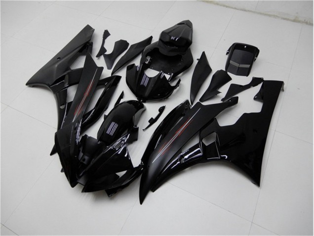 Carénage Yamaha R6 06-07 - Brillant Noir Mat Carénage Yamaha R6 06-07 - Brillant Noir Mat