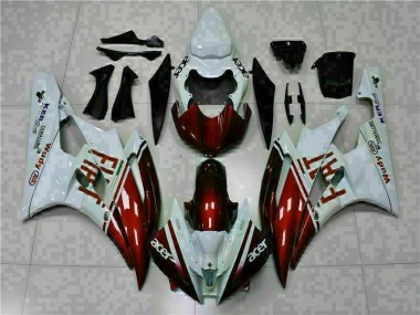 Carénage Yamaha R6 06-07 - Brun Blanc