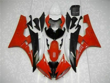 Carénage Yamaha R6 06-07 - Rouge Noir