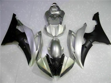 Carénage Yamaha R6 08-16 - Argent Noir