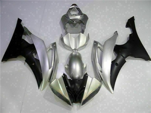 Carénage Yamaha R6 08-16 - Argent Noir Carénage Yamaha R6 08-16 - Argent Noir