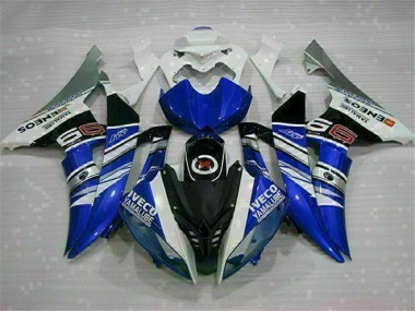 Carénage Yamaha R6 08-16 - Blanc Bleu