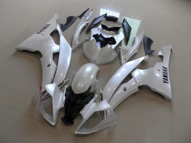 Carénage Yamaha R6 08-16 - Blanc Nacré Style OEM