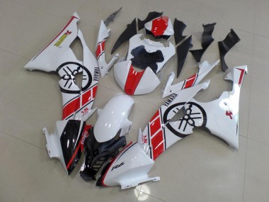 Carénage Yamaha R6 08-16 - Blanc avec Big Yamaha Logo
