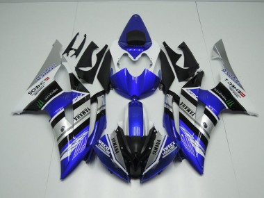 Carénage Yamaha R6 08-16 - Bleu Blanc ENEOS Monster