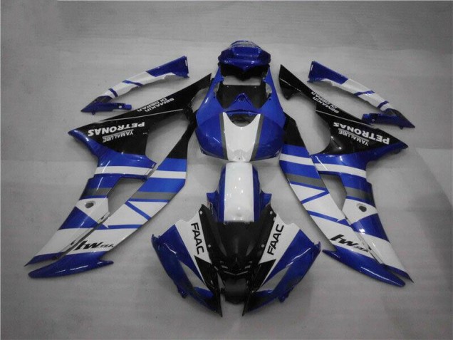 Carénage Yamaha R6 08-16 - Bleu Blanc FAAC