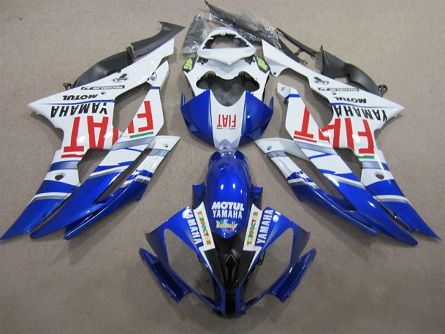 Carénage Yamaha R6 08-16 - Bleu Blanc Motul Rouge Fiat Carénage Yamaha R6 08-16 - Bleu Blanc Motul Rouge Fiat