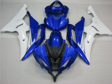 Carénage Yamaha R6 08-16 - Bleu Blanc Noir
