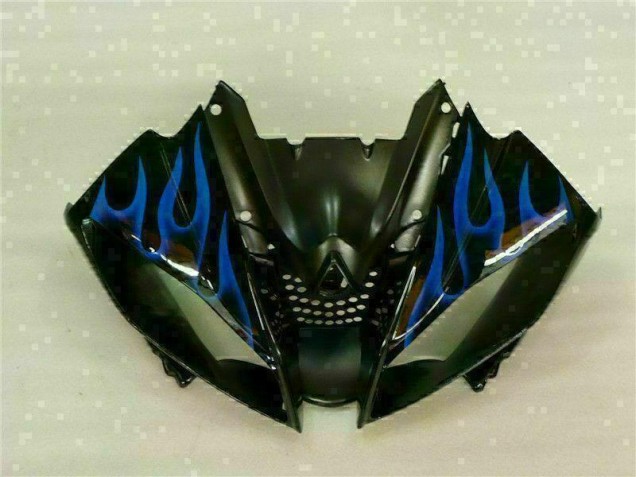 Carénage Yamaha R6 08-16 - Bleu Flamme Noir Carénage Yamaha R6 08-16 - Bleu Flamme Noir