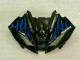 Carénage Yamaha R6 08-16 - Bleu Flamme Noir Carénage Yamaha R6 08-16 - Bleu Flamme Noir