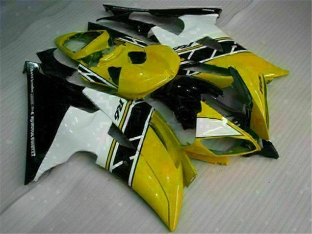 Carénage Yamaha R6 08-16 - Jaune Blanc Carénage Yamaha R6 08-16 - Jaune Blanc