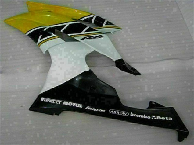 Carénage Yamaha R6 08-16 - Jaune Blanc Carénage Yamaha R6 08-16 - Jaune Blanc