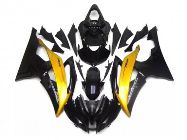 Carénage Yamaha R6 08-16 - Noir Or