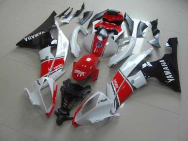 Carénage Yamaha R6 08-16 - Rouge Blanc Noir