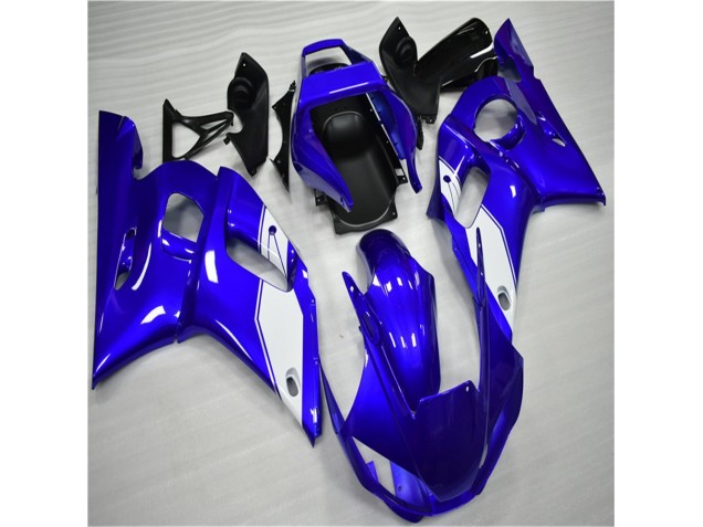 Carénage Yamaha R6 98-02 - Blanc Bleu Carénage Yamaha R6 98-02 - Blanc Bleu