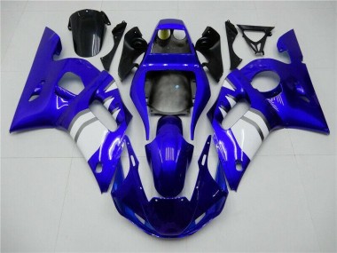 Carénage Yamaha R6 98-02 - Bleu Blanc