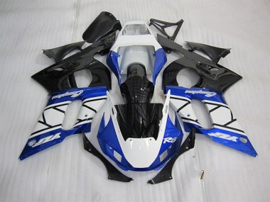 Carénage Yamaha R6 98-02 - Bleu Blanc Noir