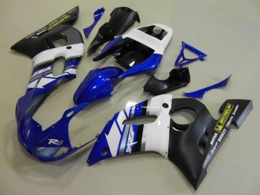 Carénage Yamaha R6 98-02 - Bleu Blanc et Noir