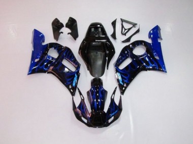 Carénage Yamaha R6 98-02 - Bleu Flamme