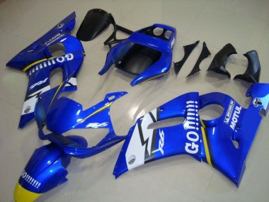 Carénage Yamaha R6 98-02 - Bleu Go Motul