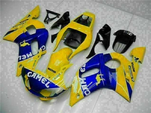 Carénage Yamaha R6 98-02 - Jaune Bleu Carénage Yamaha R6 98-02 - Jaune Bleu