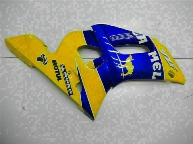 Carénage Yamaha R6 98-02 - Jaune Bleu Carénage Yamaha R6 98-02 - Jaune Bleu