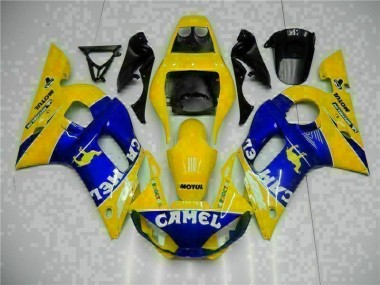 Carénage Yamaha R6 98-02 - Jaune Bleu